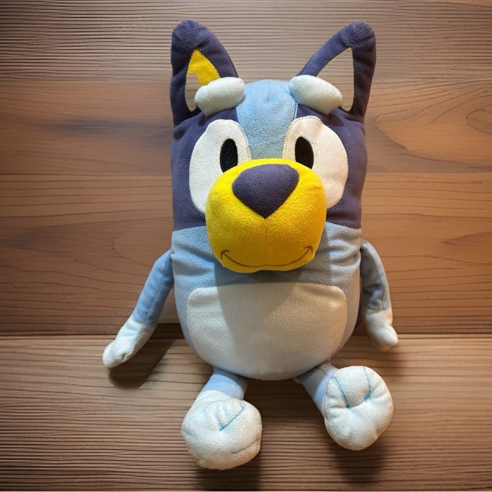 Bluey Pillow Buddy Plush 17" Microfiber Decorative Cuddle Pillow Stuffed Animal